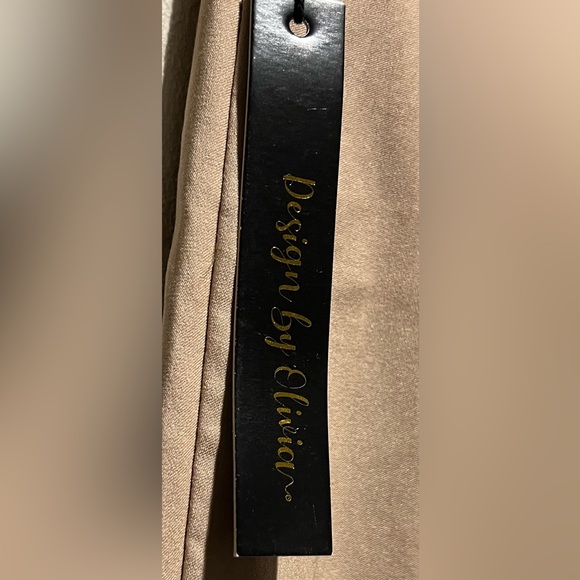 Design by Olivia khaki tan color pants NWT women size small - Picture 4 of 5